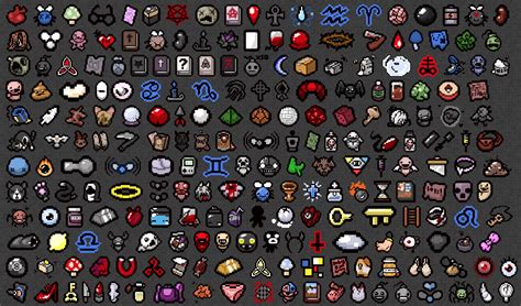 binding of isaac item guide.